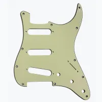 Allparts 11 lyukas Stratocaster koptato, mint green Pickguard [April 20, 2024, 7:57 pm]