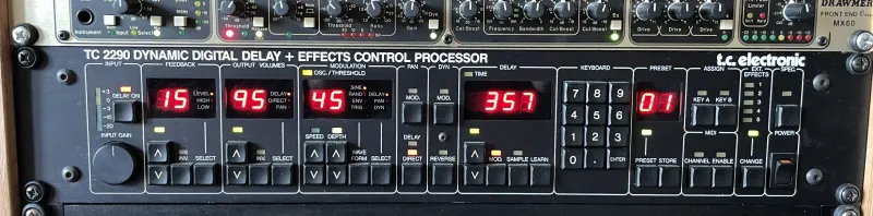 TC Electronic 2290 Dynamic digital delay Procesador de efectos
