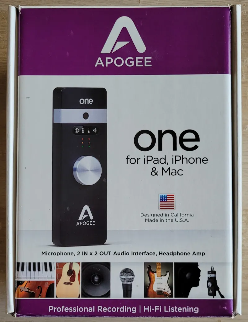 Apogee One V2 Tarjeta de sonido externa