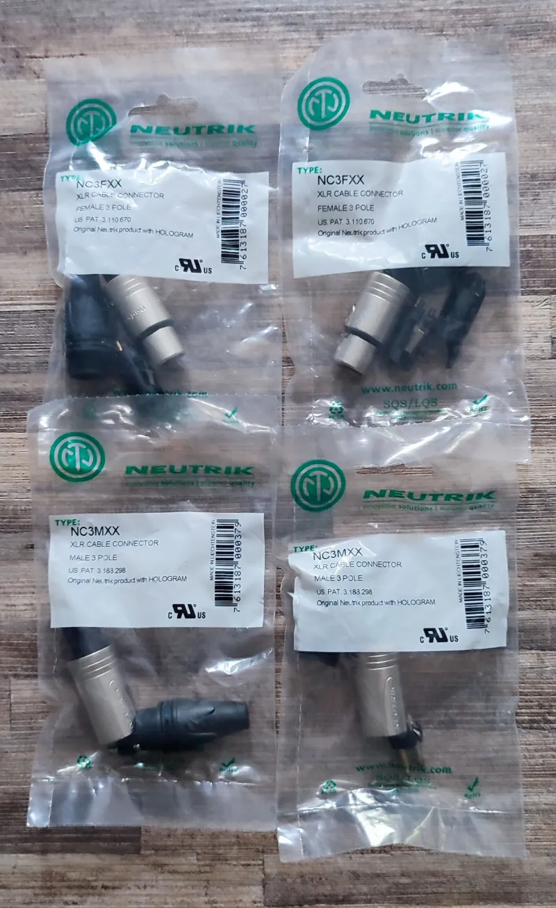 NEUTRIK NC3FXX Zástrčka