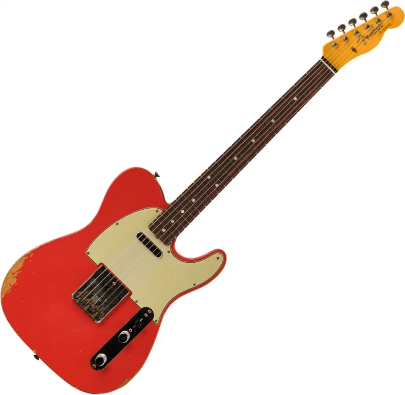 Fender Custom Shop 1964 Telecaster Relic Aged Fiesta Red Electric guitar
