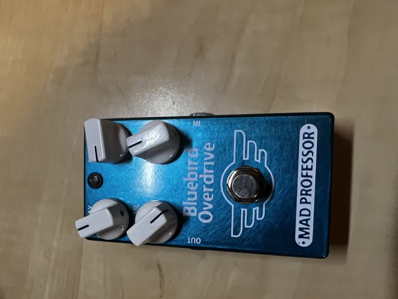 Mad Professor Bluebird delay+overd butik pedál Overdrive