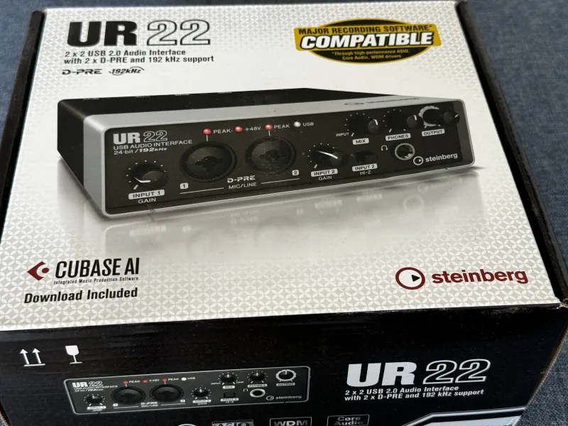 Steinberg UR22 MKII USB interfészhangkártya Külső hangkártya