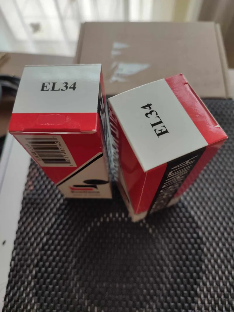  EL34 párba válogatva, ÚJ Kit de válvulas electrónicas