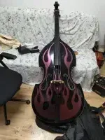 Thomann Rockabilly Sparkle Flames RPV Kontrabas [July 5, 2024, 5:21 pm]