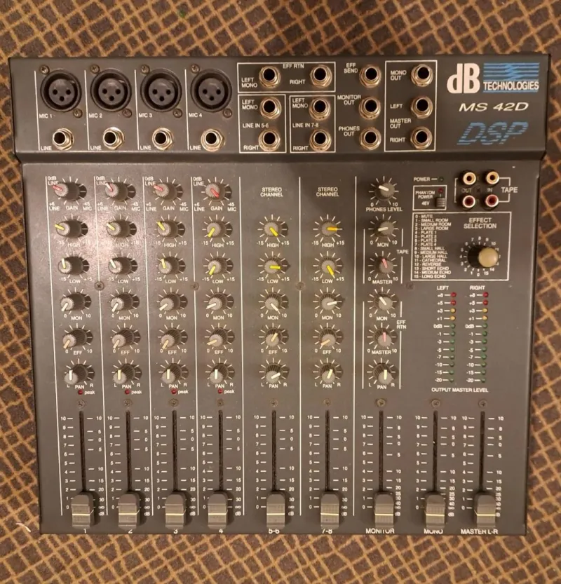 DB Technologies Ms 42 d dsp Mezclador