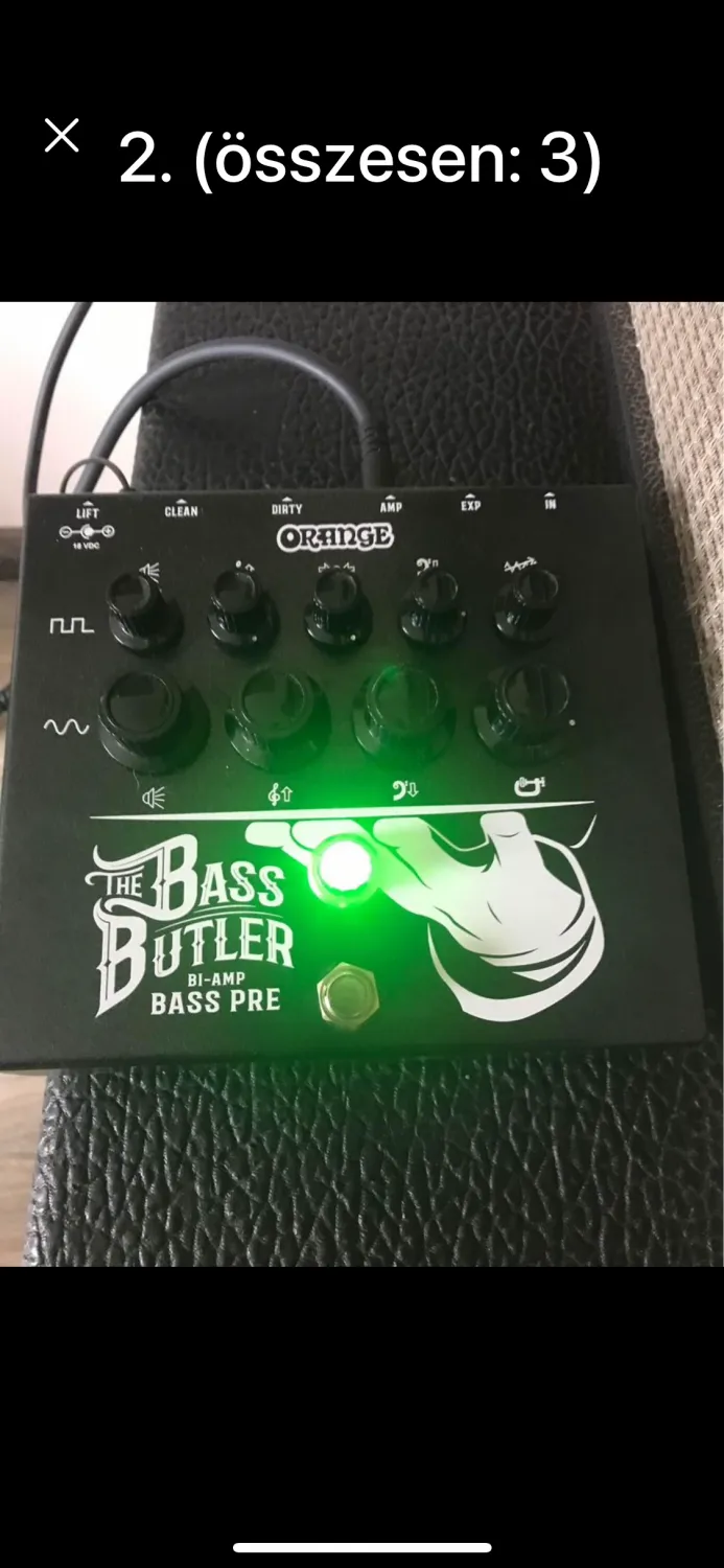 Orange Bass Butler preAmp Bass pedal