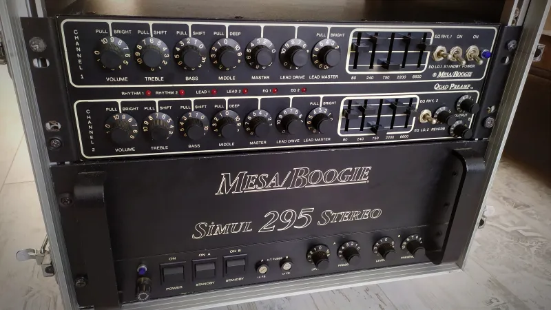 Mesa Boogie Quad preamp + Simul 295 Guitar amplifier