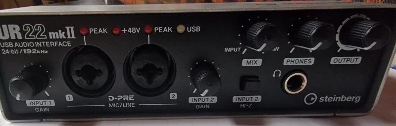 Steinberg UR 22 mk II Külső hangkártya