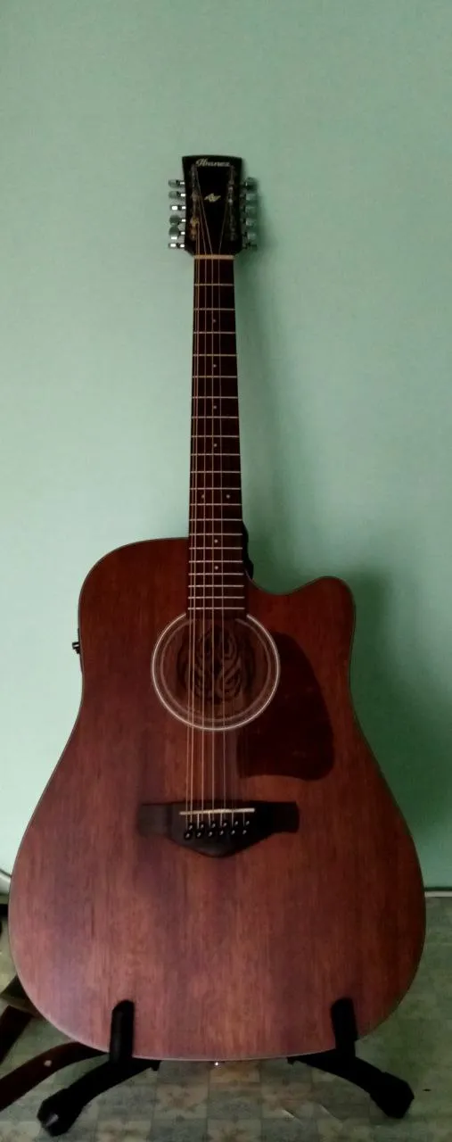 Ibanez AW5412CE-OPN Artwood Guitarra electroacústica de 12 cuerdas