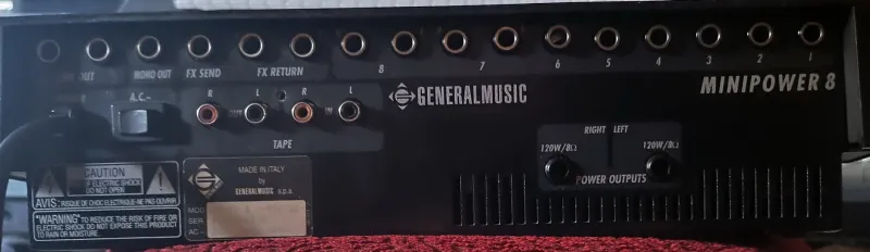  Minipower 8 Mixer Verstärker