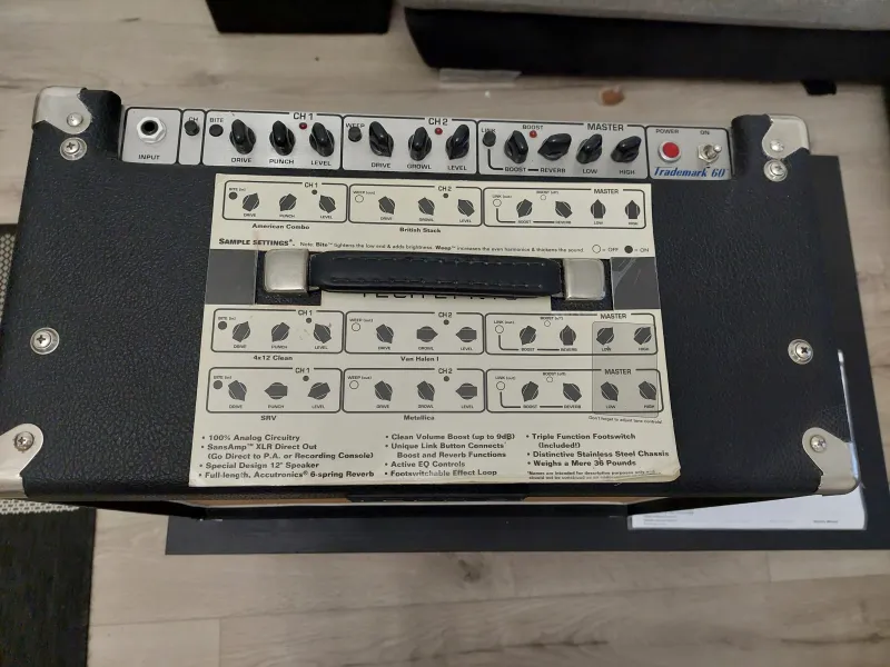 TECH 21 Trademark 60 Guitar combo amp