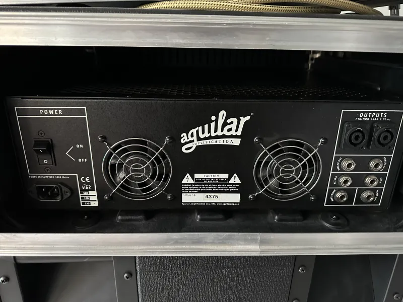 Aguilar 810 láda+750-es fejegység Bass Kopfe und Truhe