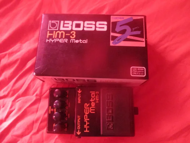 BOSS HM-3 Hyper Metal Distortion 1993-as Torzító