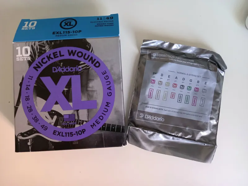 DAddario XL 11-49 Gitárhúrkészlet Juego de cuerdas