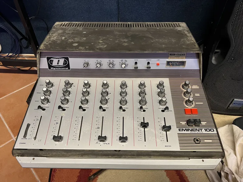 Dynacord Eminent 100 - Szalagos visszhanggal Mixer amplifier