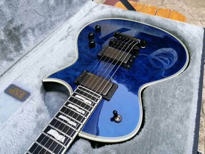 ESP Eclipse Reindeer Blue Guitarra eléctrica