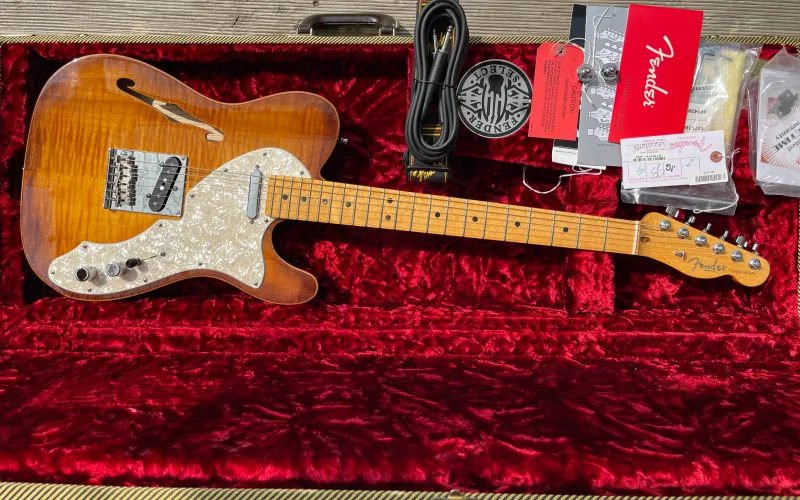 Fender Select Thinline Telecaster 2013 Violin Burst E-Gitarre