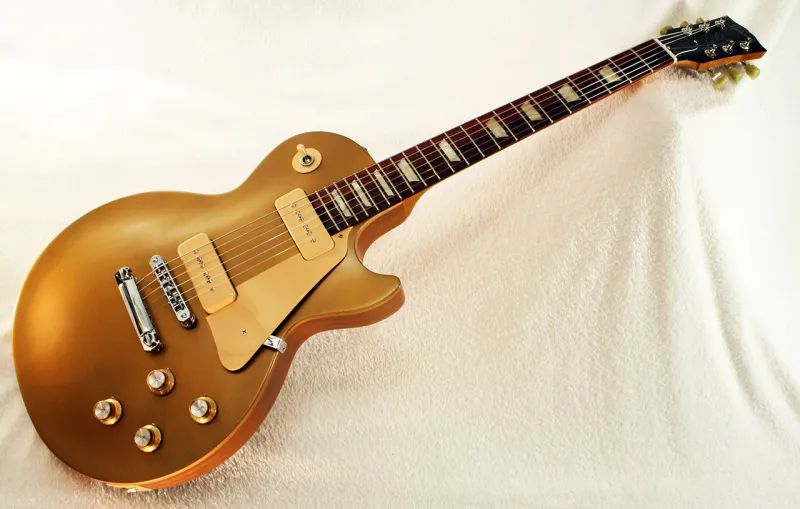 ギター Gibson lespaul tribute 60s p90 Gold Top Gibson Les Paul Tribute Gold Top 新品同等品 ギター Gibson lespaul