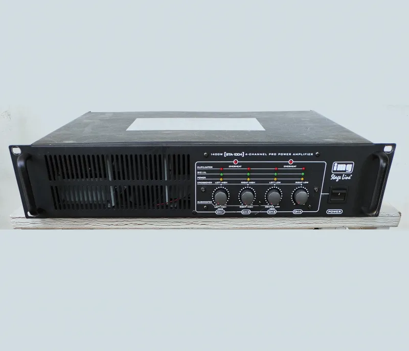 IMG Stage LINE STA-1004 végfok + beépített crossover Výkonový zosilňovač
