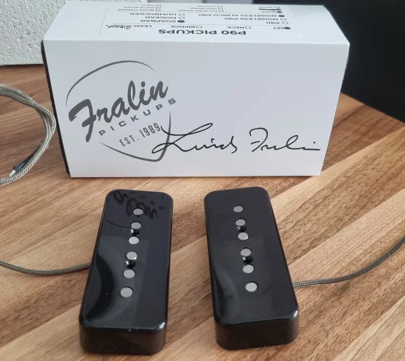 Lindy Fralin Pickups Noiseless P90 - Alnico Rod Pickup set