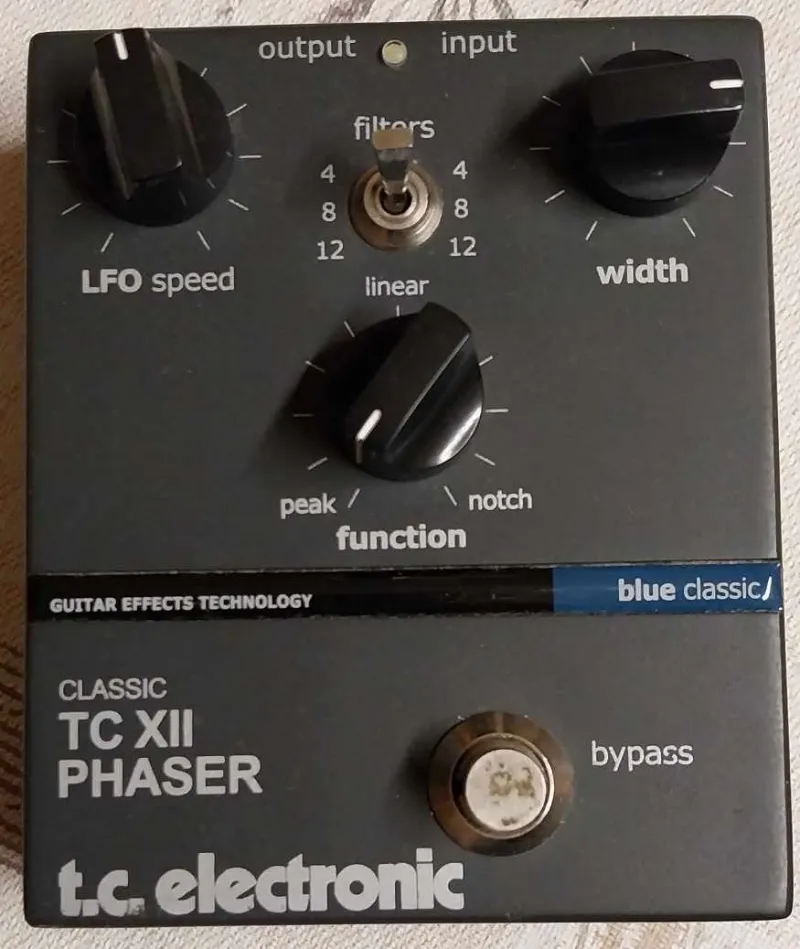 TC Electronic XII Classic Phaser Effect pedal