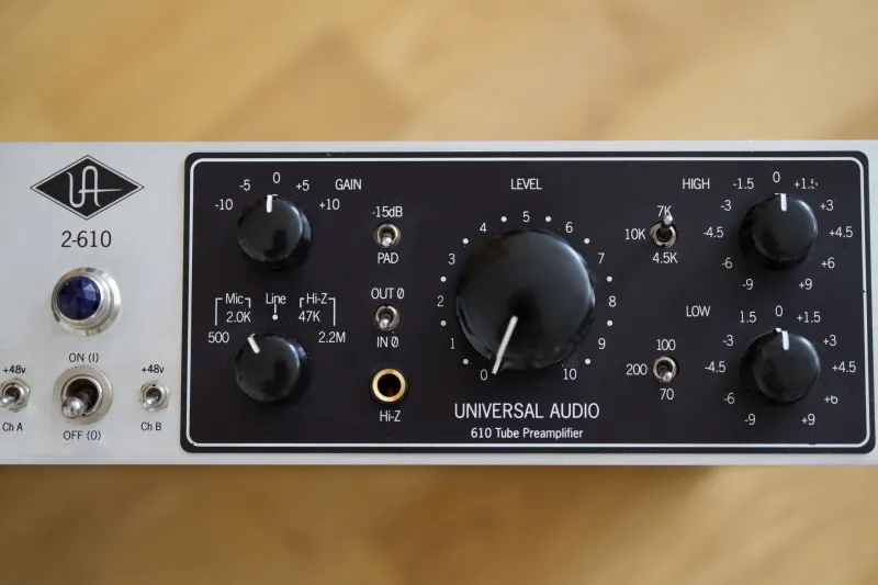 Universal Audio 2-610 Tube preamp