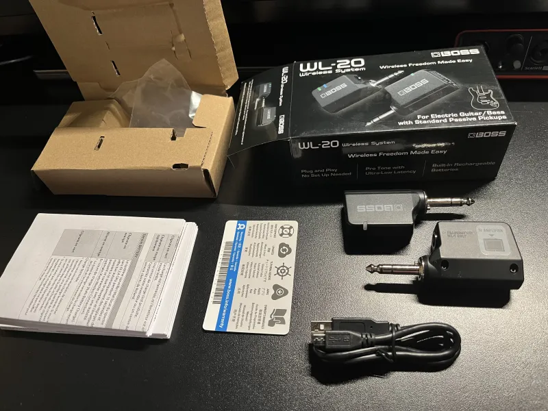 BOSS BOSS WL-20 Sistema inalámbrico