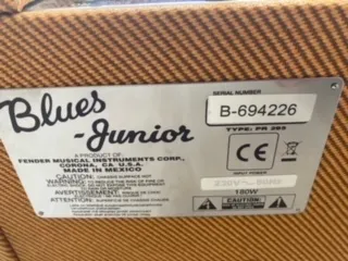 Fender Blues Junior IV Guitar combo amp