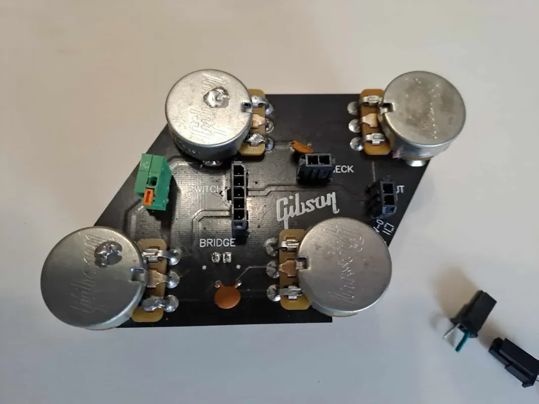 Gibson Les Paul elektronika Elektronik