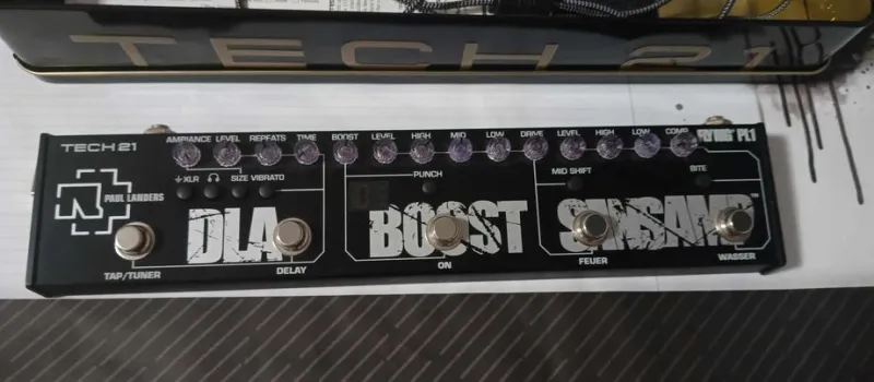 TECH 21 Paul Landers Signature Fly Rig PL1 Multiefectos