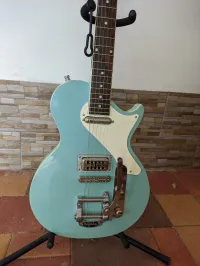 AXL Bel Air baby blue Seymour Duncan lipstick tuning Elektromos gitár [2024.08.29. 22:18]