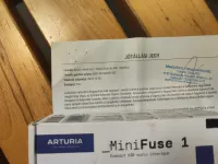 Arturia MiniFuse 1 External sound card [October 9, 2024, 7:12 am]