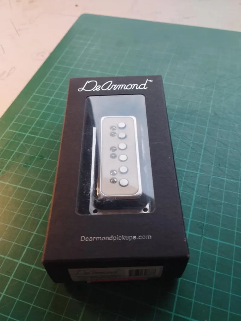  Dynasonic neck white Pastilla de guitarra