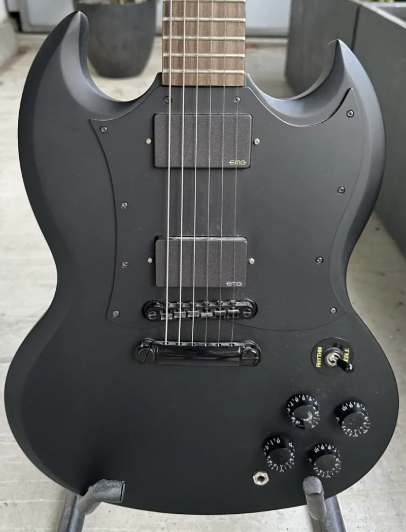 Epiphone SG Gothic Black Satin Guitarra eléctrica
