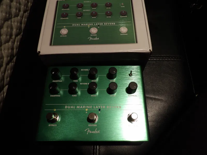 Fender Dual Marine Layer Pedal de reverb Fender Dual Marine Layer Pedal de reverb