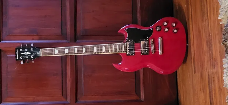 Harley-Benton DC Balkezes elektromos gitár