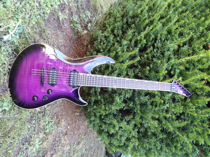 LTD H3-1000 See Thru Purple SB Electric guitar