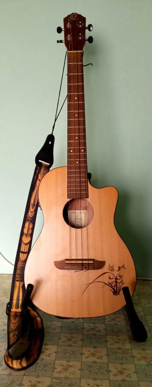 Ortega Baritone Electro-acoustic Ukulele