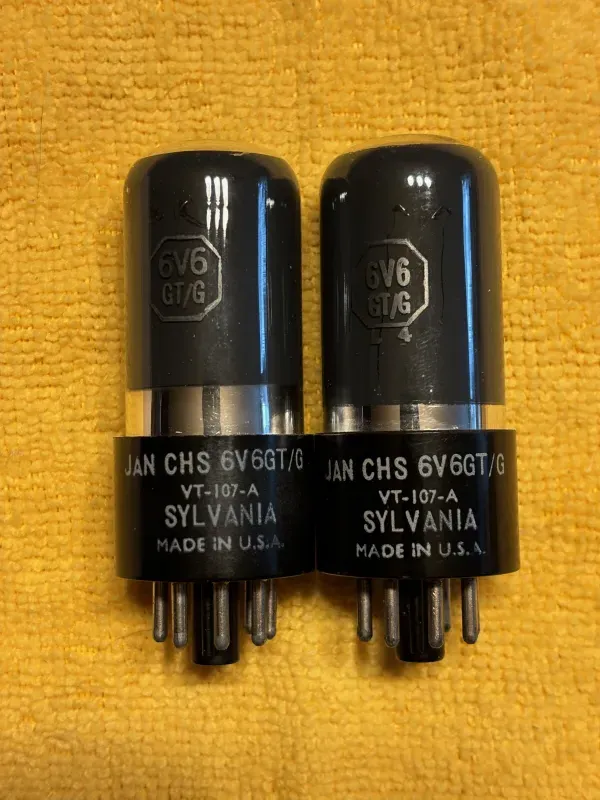 Sylvania 6V6GT VT107A NOS Vacuum tube