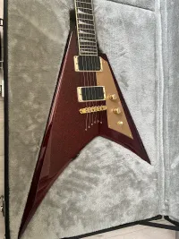 LTD KH-V Kirk Hammett signature V sparkle red