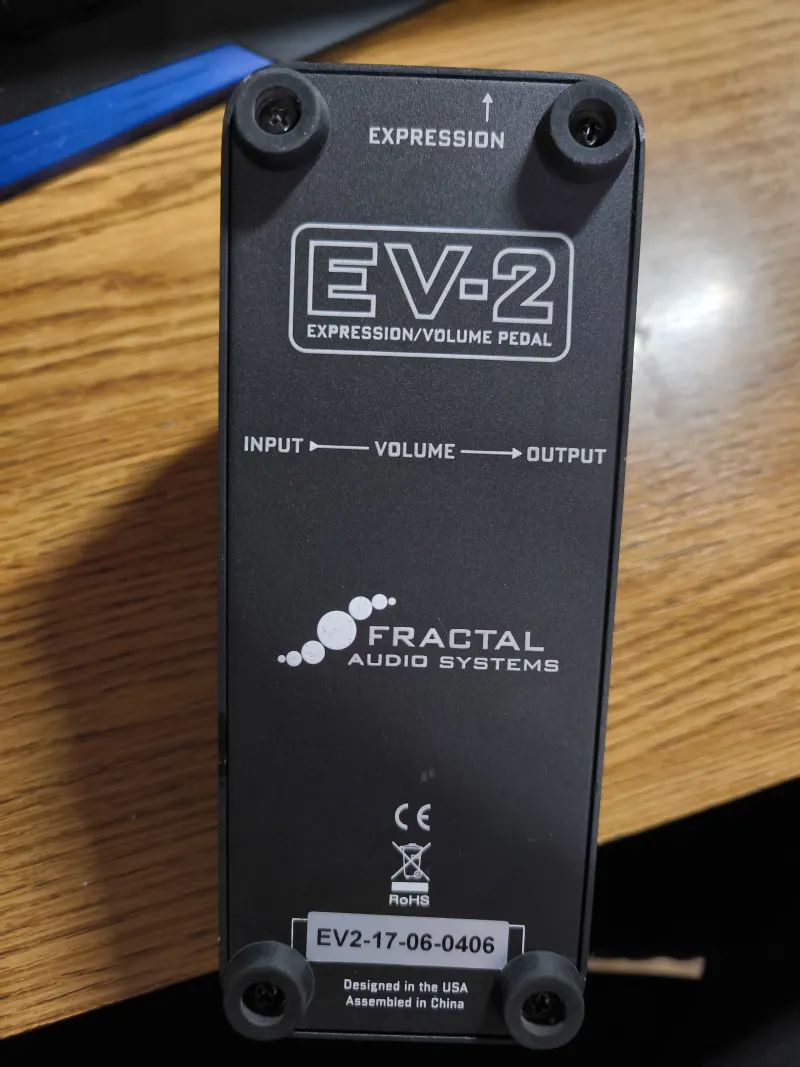 Fractal audio EV-2 Expression pedál Hangerő pedál