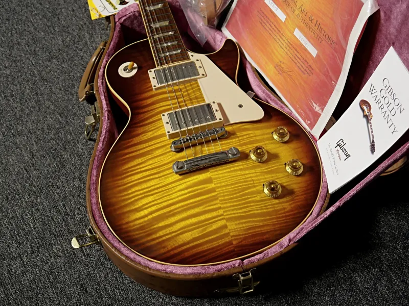 Gibson Les Paul Custom Shop 1959 Historic Reissue R9 Elektromos gitár