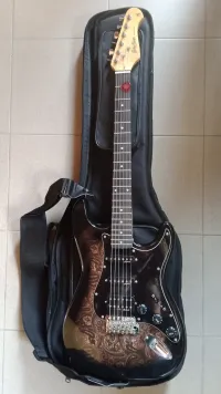 Harley Benton ST-70 Black Praisley Elektrická gitara - petipata [December 10, 2024, 10:48 pm]