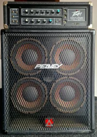 Peavey Centurion Mark III USA head + 410TVX England CAB Cabezal y caja de bajo - Grózinger Attila [December 29, 2024, 7:11 pm]