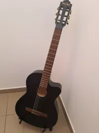 Harley Benton CG-400CE Thinline BK Elektroakusztikus klasszikus gitár - MaJa [Ma, 16:03]