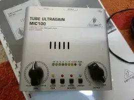 Behringer Tube Ultragain MIC100 Mikrofonverstärker - Pétervári Áron [Yesterday, 11:07 am]