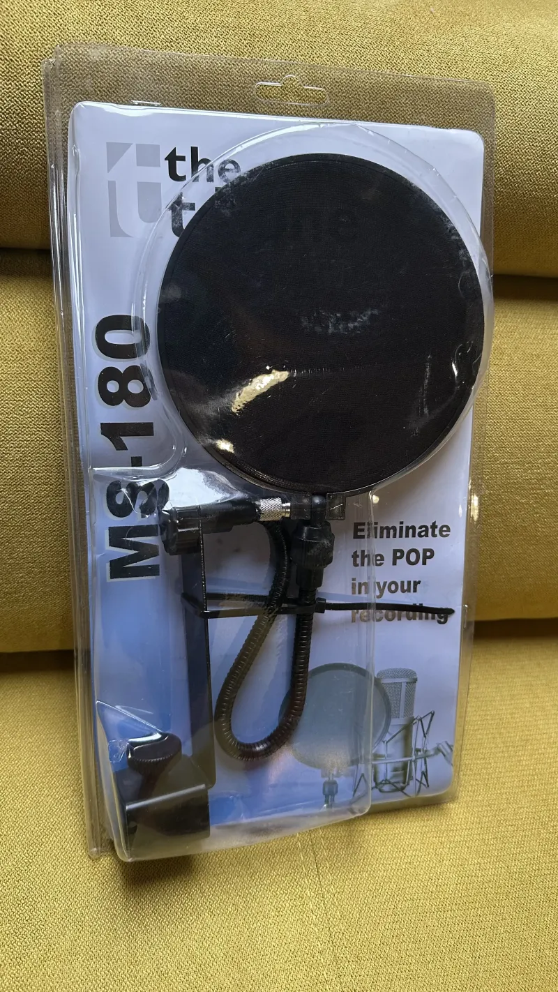 - The t.bone MS 180 popfilter Microphone sponge
