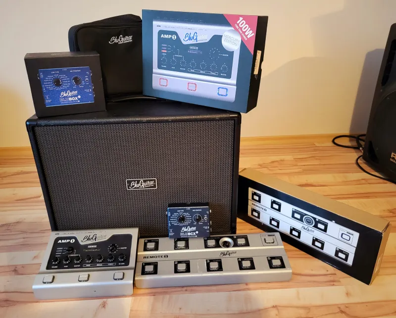 BluGuitar BLUGUITAR AMP MERCURY - FATCAB- BLUEBOX-REMOTE1 Boundle