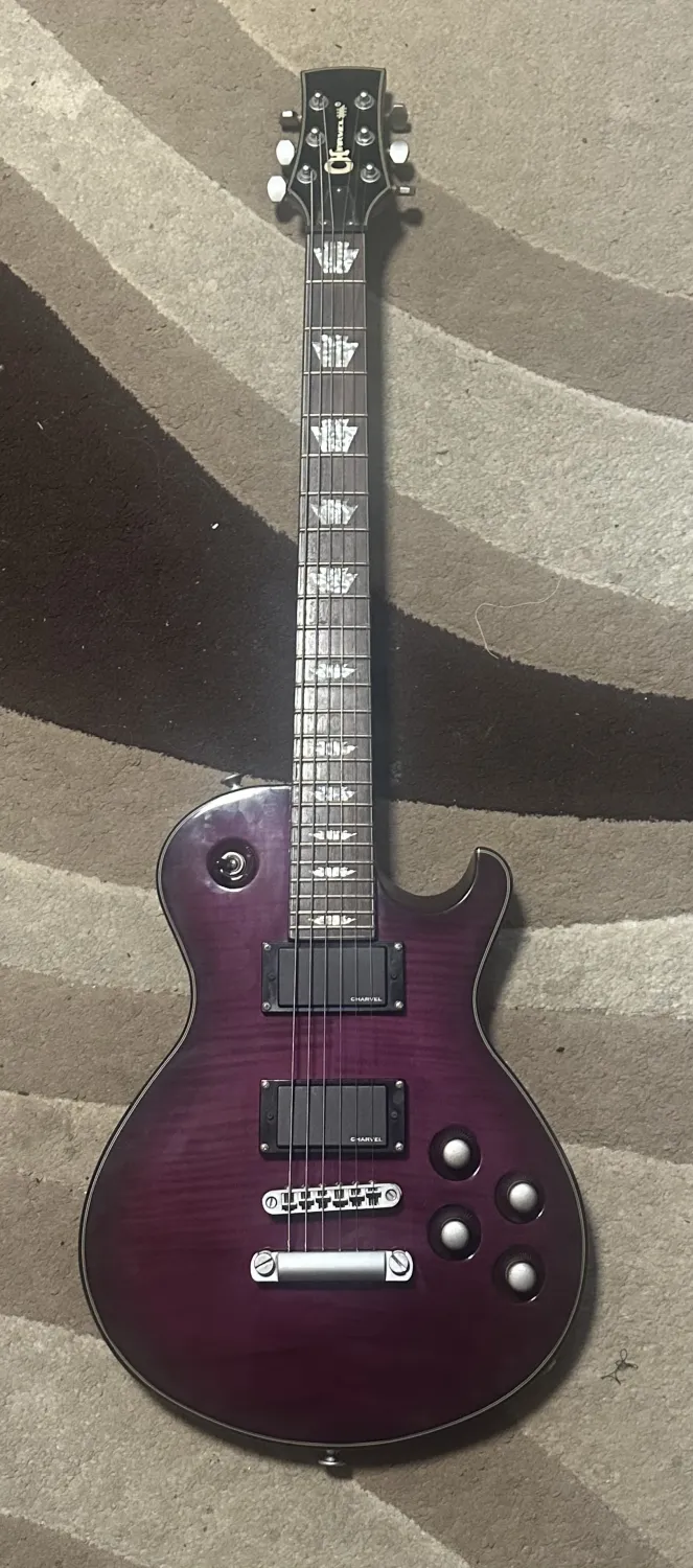 Charvel Desolation DS-2 ST Purple Burst Elektromos gitár